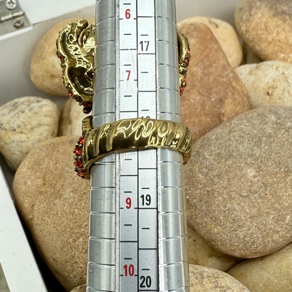 Authentic Heidi Daus “Lobster Tales” Crystal Lobster Ring – Size 8 Swarovski EUC - Picture 14 of 17